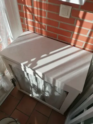 Mueble blanco para restaurar