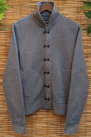 Woolrich Trenca Lana Grigia Taglia S