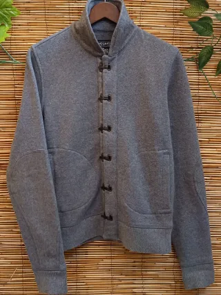 Woolrich Trenca Lana Grigia Taglia S