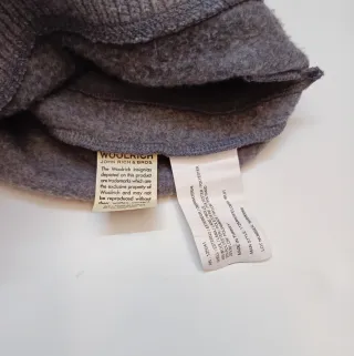 Woolrich Trenca Lana Grigia Taglia S