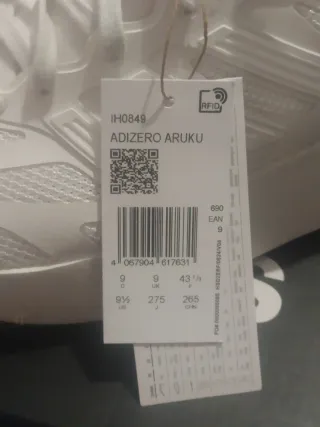 Zapatillas Adidas Adizero Aruku Blancas