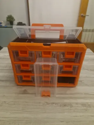 Caja organizadora Slot/Scalextric 9 cajones