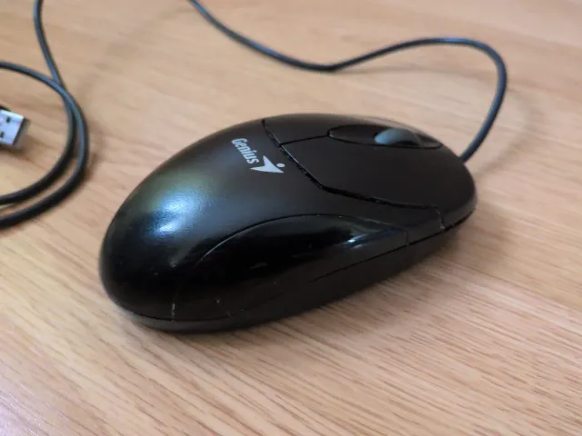 Ratón Óptico Genius USB Negro