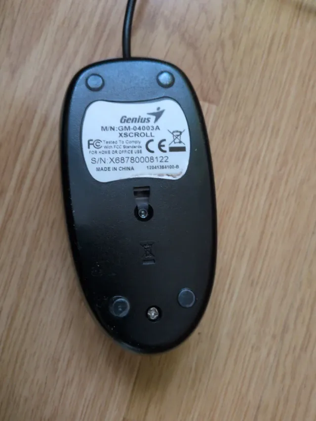 Ratón Óptico Genius USB Negro