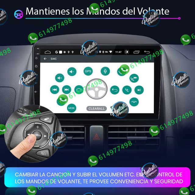 Radio Pantalla CARPLAY GPS para Honda CRV 2