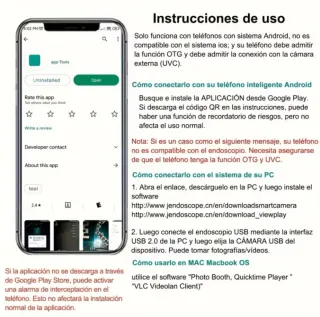 Cámara Endoscópica 2m Android