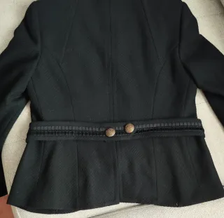 Chaqueta Caramelo Lana Negra