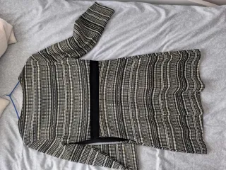 Vestido ZARA manga larga estampado