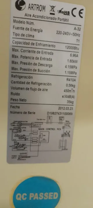 Pingüino Aire Acondicionado Portátil