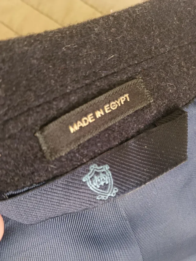 Blazer Lana Massimo Dutti Negro Hombre