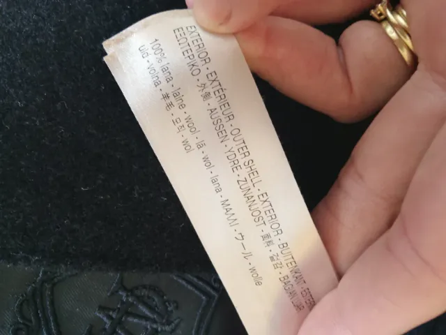 Blazer Lana Massimo Dutti Negro Hombre