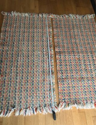 Alfombras de lana multicolor