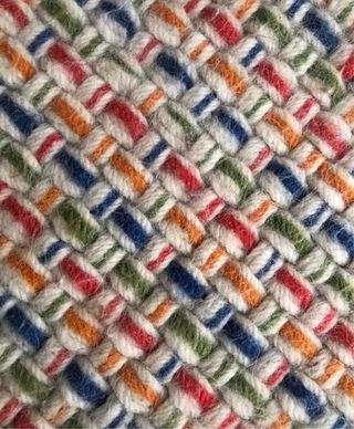 Alfombras de lana multicolor