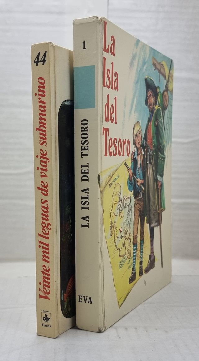 Julio Verne + Robert Louis Stevenson lote libros