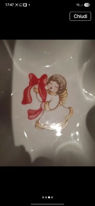 Porta cioccolatini angelo Thun