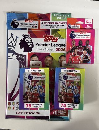 Lote Topps Premier League 2026 Stickers