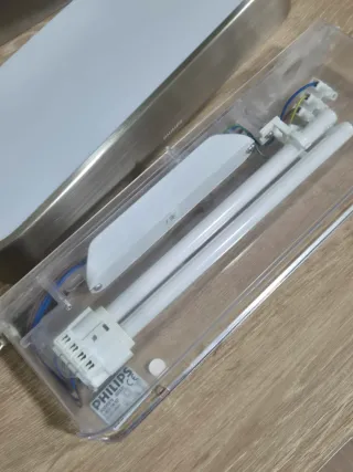 Plafones Philips Acero Inox