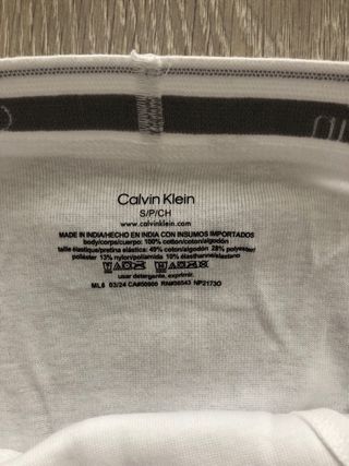 Calvin Klein Slip Clásico S Blanco