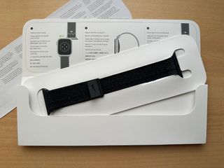 Apple Watch X Nike 45mm. Black/Blue Sport Loop