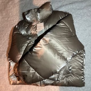 Chaqueta acolchada Zara dorada mujer