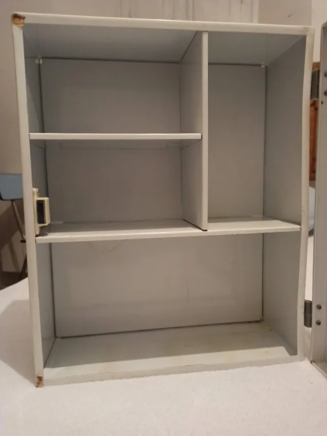 Armario Baño Vintage Flores Metal