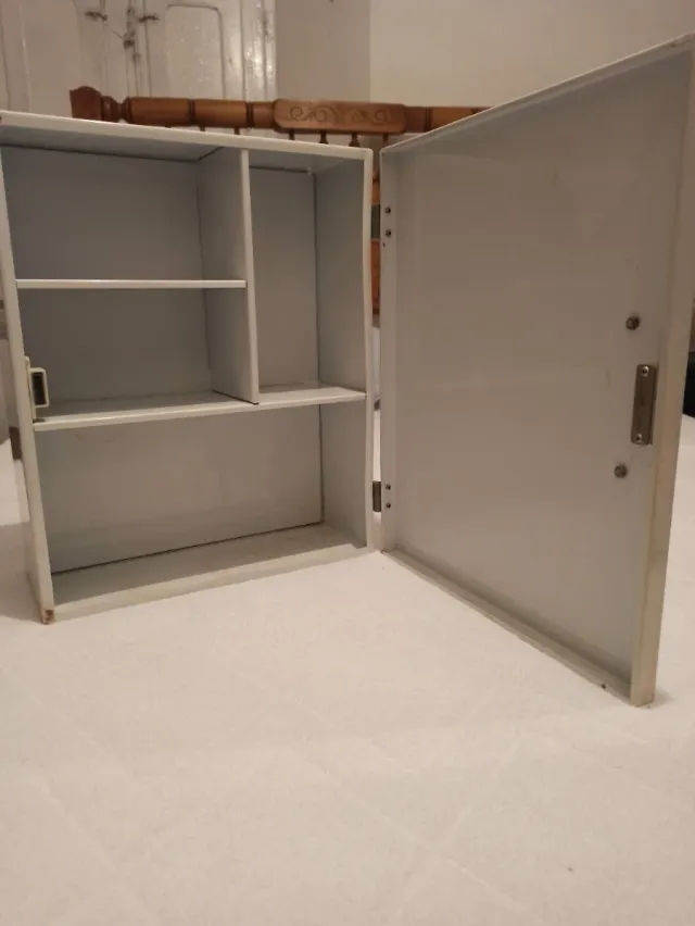 Armario Baño Vintage Flores Metal