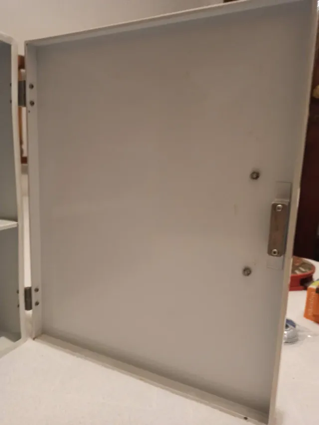 Armario Baño Vintage Flores Metal