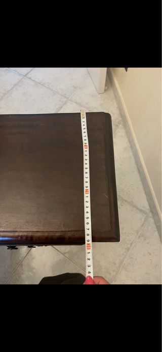 Cassettiera in legno marrone