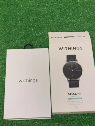 Reloj Withings Negro y Plateado