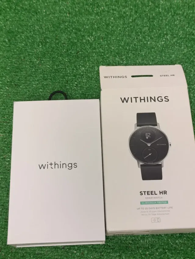 Reloj Withings Negro y Plateado