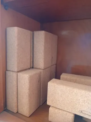 2 Ladrillos de corcho para yoga