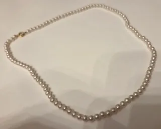 2 collane perle finte