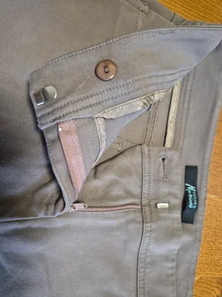 Pantaloni donna dritti marroni