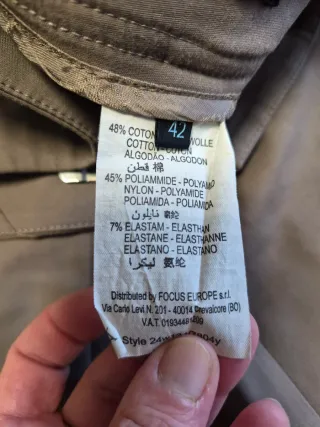 Pantaloni donna dritti marroni