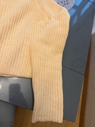 Jersey beige de punto