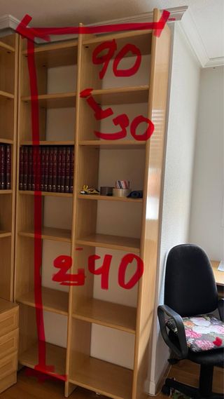 Estantería de madera maciza URGE VENTA NEGOCIABLE