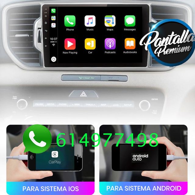 Radio Pantalla CARPLAY GPS para Kia Sportage 4