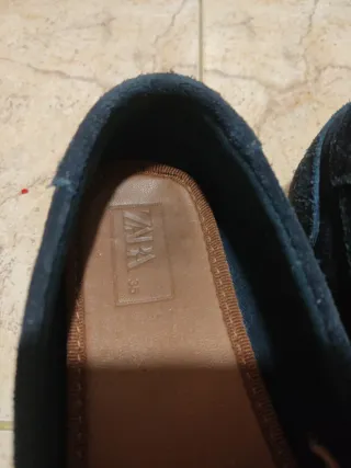 Zapatos Zara niño azul Solo 1 puesta. Unas horas