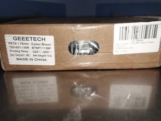 Filamento PETG Negro Geeetech impresora 3D