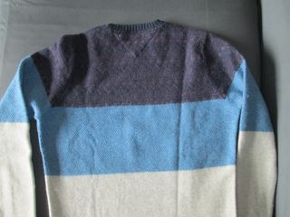 Jersey Tommy Hilfiger Rayas Azul Gris