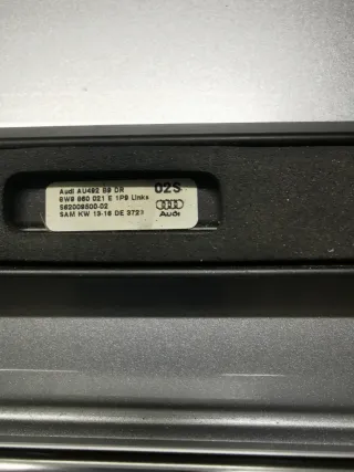 Barras de techo Audi A4 Avant B9 Black line