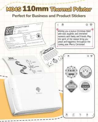 Impresora Térmica Phomemo M04S Blanca