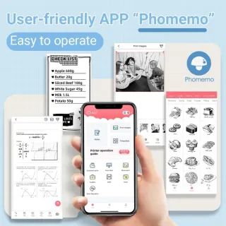 Impresora Térmica Phomemo M04S Blanca