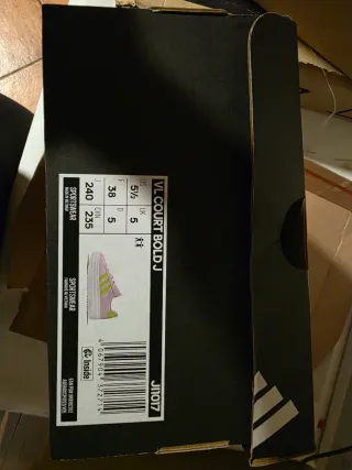 Adidas VL Court Bold Rosa y Amarillo