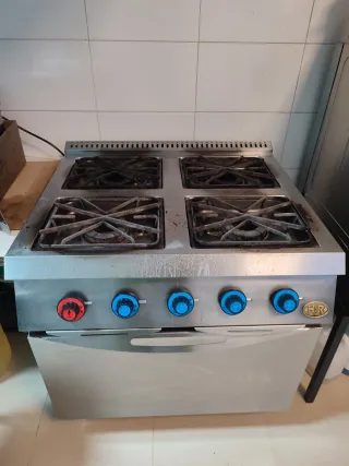 Horno de gas 4 fuegos