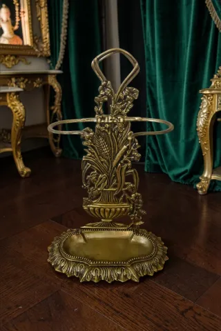 ☆Portaombrelli bronzo- spighe grano vaso mediceo☆