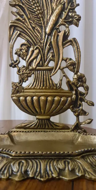 ☆Portaombrelli bronzo- spighe grano vaso mediceo☆