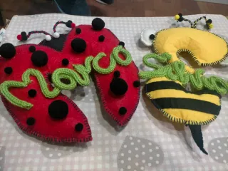 Lettere e nomi da appendere personalizzabili