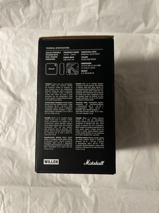 Altavoz Marshall Willen Negro