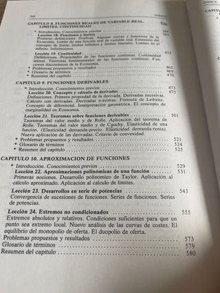 MATEMATICAS 1. ECONOMIA Y EMPRESA. TEORIA.